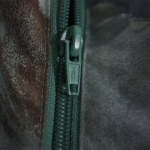 COPY - Nuko collection vintage blue and green abstract long zip jacket size M - Picture 6 of 12